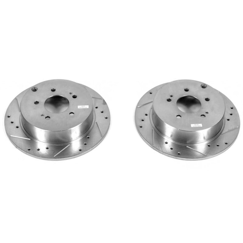 PowerStop Power Stop 04-08 Mitsubishi Endeavor Rear Evolution Drilled & Slotted Rotors - Pair
