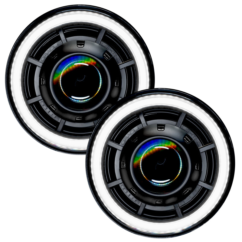 ORACLE Lighting Oracle Oculus 7in Bi-LED Projector Headlights for Jeep Wrangler JK - 6000K