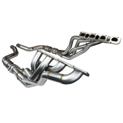 Kooks Headers Kooks 2015+ Dodge Challenger/Charger Hellcat 2in x 3in SS Headers w/Green Catted OEM Connection Pipe