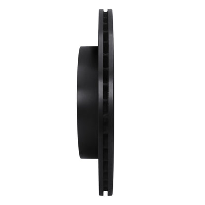 R1 Concepts R1 93-99 Dodge STEALTH Rear Right Drilled & Slotted Black Brake Rotor