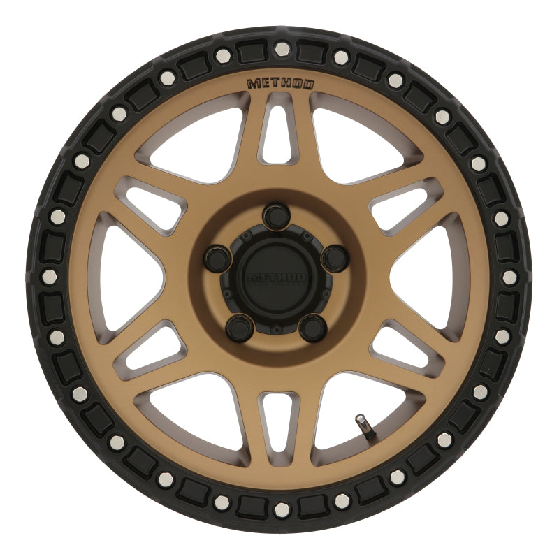 Method Wheels Method MR312 17x8.5 0mm Offset 5x150 110.5mm CB Method Bronze/Black Street Loc Wheel