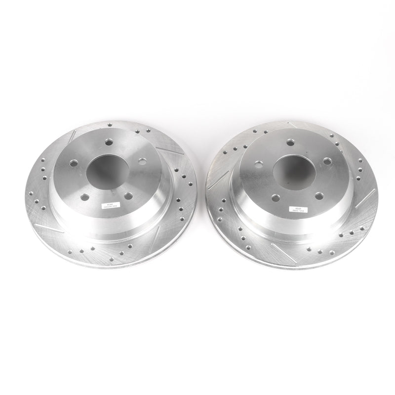 PowerStop Power Stop 98-05 Chevrolet Blazer Rear Evolution Drilled & Slotted Rotors - Pair