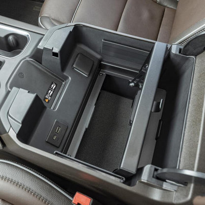 Tuffy Products Tuffy Console Safe W/ Keyed Lock For Chevrolet Silverado W/ Wireless Charging Pad Console