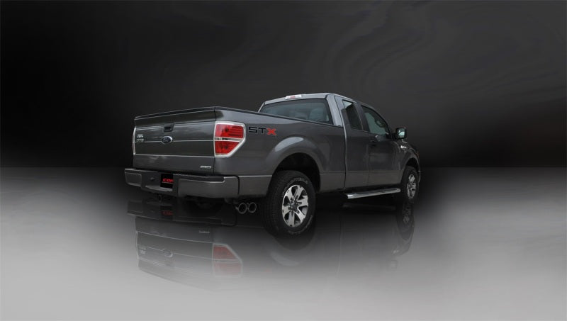 CORSA Performance Corsa 2011-2014 Ford F-150 5.0L V8 Black Sport Cat-Back Exhaust