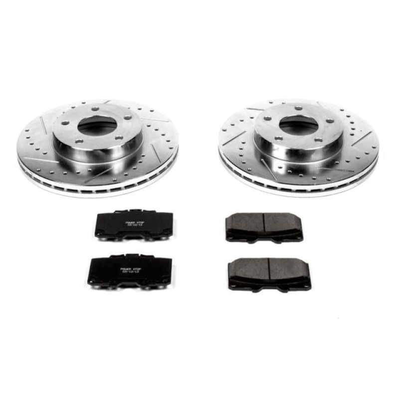 PowerStop Power Stop 89-90 Nissan 300ZX Front Z23 Evolution Sport Brake Kit