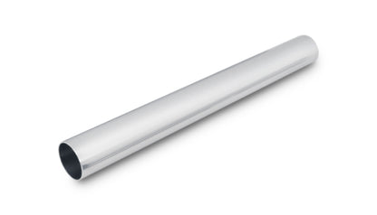 Vibrant 2.25in O.D. Universal Aluminum Tubing (18in long Straight Pipe) - Polished