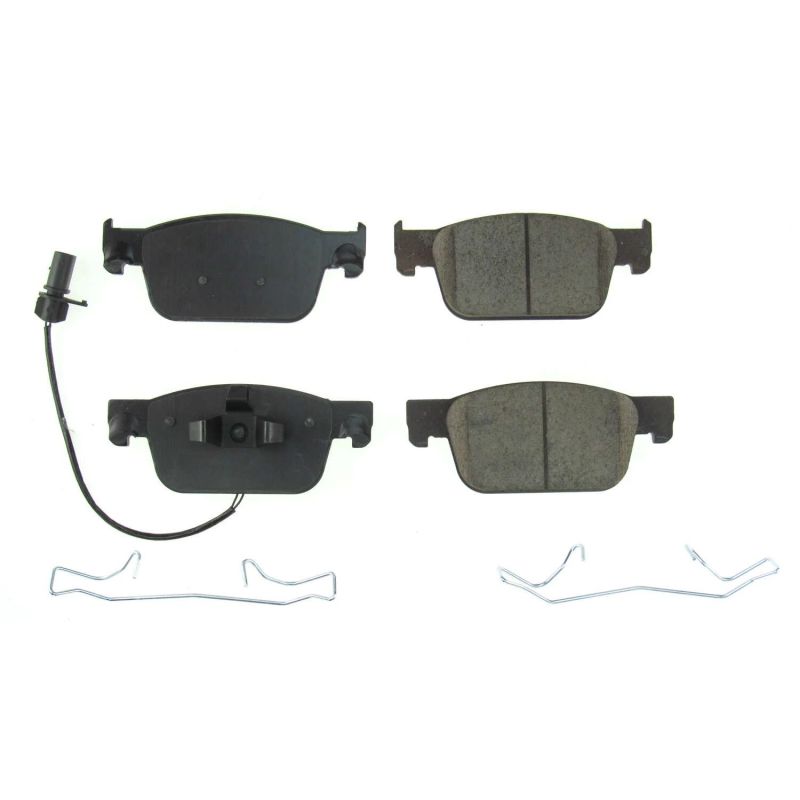 PowerStop Power Stop 17-19 Audi A4 Front Z17 Evolution Ceramic Brake Pads w/Hardware