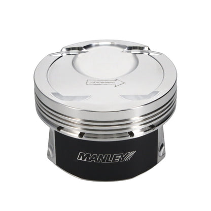 Manley Performance Manley Ford 3.5L Ecoboost 3.642in Bore 1.239in Comp Height -8.5cc Dish Extreme Duty Piston Set