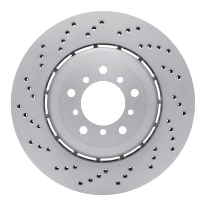 DFC 06-08 BMW Z4 Left Front Drilled Hi-Carbon Alloy Geomet Coated Rotor