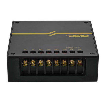 DS18 Dlx Qlty 6.5in+3.5in+2.2in 3-Way 180 Watt RMS 4 ohm Ylw Straw + Composite Foam Cone Neodymium