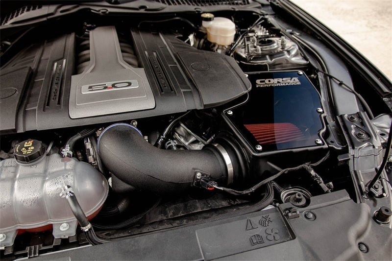 CORSA Performance Corsa 2018-2023 Ford Mustang GT 5.0L V8 Cold Air intake w/ DryTech Filter