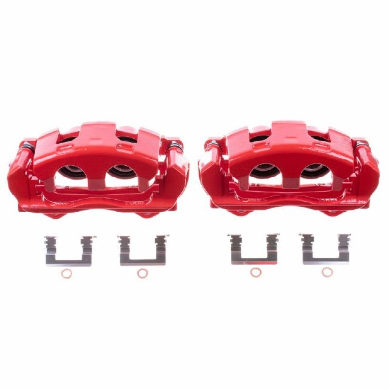 PowerStop Power Stop 08-09 Buick Allure Front Red Calipers w/Brackets - Pair