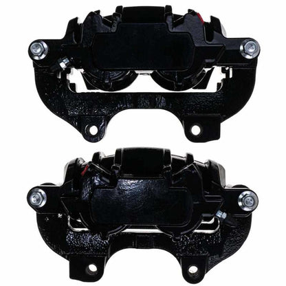 PowerStop Power Stop 2014 Chrysler 200 Front Black Caliper - Pair w/Bracket
