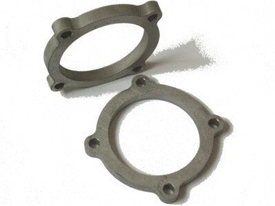 Turbozentrum 402967 Downpipe Flange for Garrett 4-Bolt 76mm - stainless steel