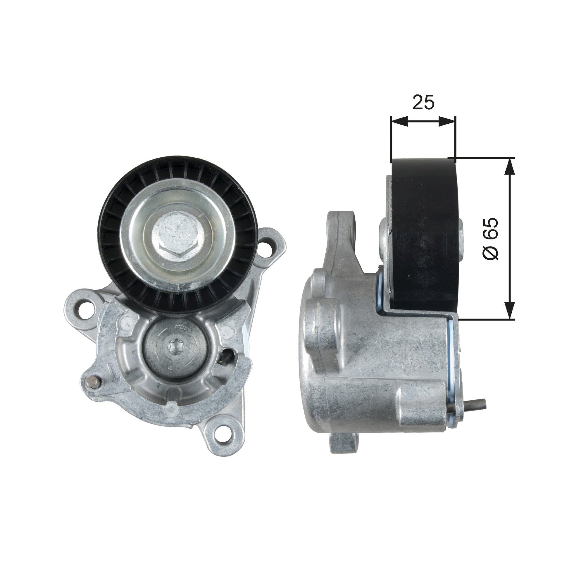 GATES GATT39193 V-Ribbed Belt Tensioner Pulley