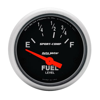 Autometer 2-1/16in 73 OHMS Empty / 10 OHMS Full Electric Sport-Comp Gauge