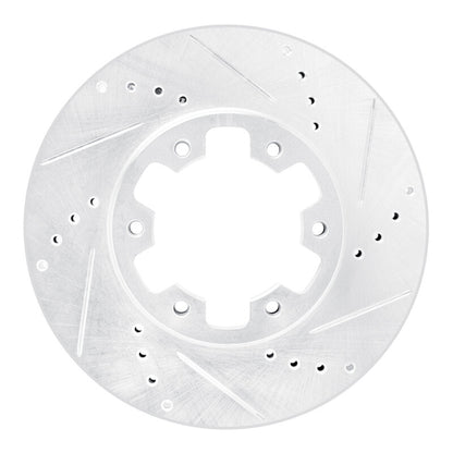 R1 Concepts R1 02-24 Nissan NV350 UrVan (Mexico) Front Right Drilled & Slotted Silver Brake Rotor