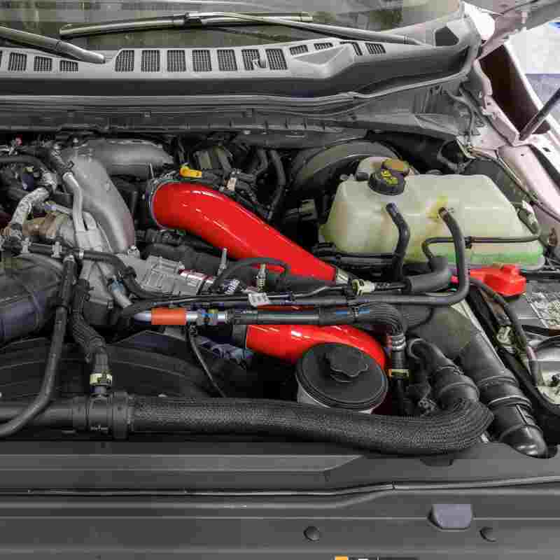 Banks Power 17-26 Ford Super Duty 6.7L Non-HO Boost Tube Kit - Red