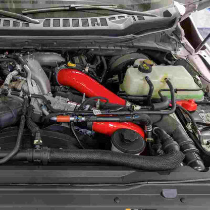Banks Power 17-26 Ford Super Duty 6.7L Non-HO Boost Tube Kit - Red