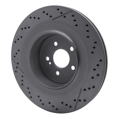 DFC 10-18 Mercedes-Benz C63 AMG Rear Drilled GeoSPEC Coated Rotor and Slotted