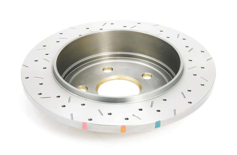 DBA 06-10 Jeep Commander Rear Drilled & Slotted Street Series Rotor
