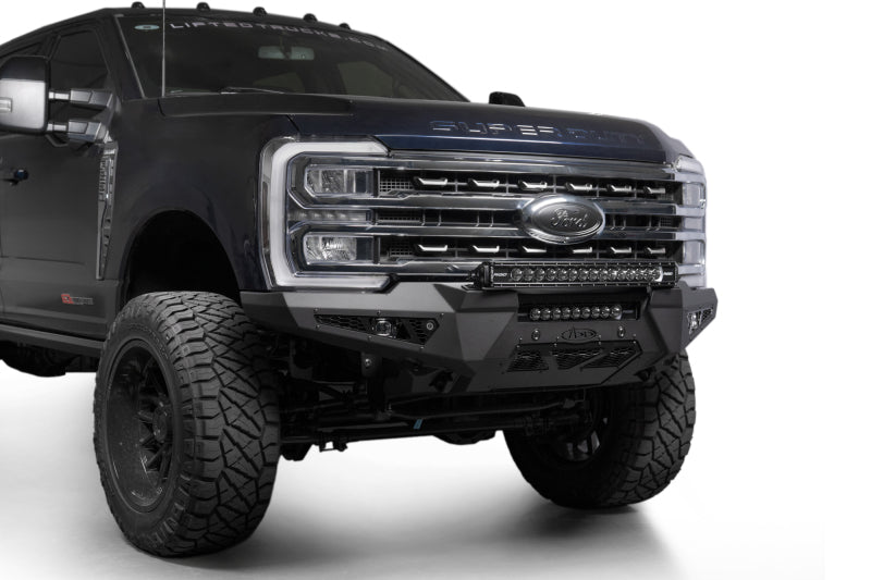 Addictive Desert Designs 2023+ Ford Super Duty HoneyBadger Front Bumper w/ Top Hoop