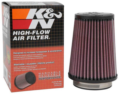 K&N Engineering K&N Filter Universal Rubber Filter 3  Flange 4 1/2 Base inch 3 1/2 inch Top 5 3/4 inch Height