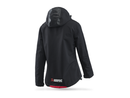 Akrapovic Akrapovic Womens Corpo Rain Jacket Black - 2XL
