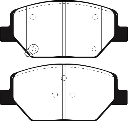 EBC 15-18 Chevrolet Camaro Ultimax Replacement Front Brake Pads