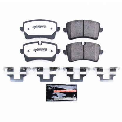 PowerStop Power Stop 12-18 Audi A6 Rear Z26 Extreme Street Brake Pads w/Hardware