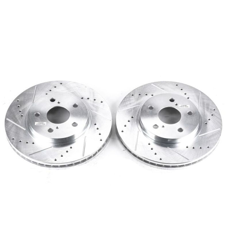 PowerStop Power Stop 2002 Lexus ES300 Front Evolution Drilled & Slotted Rotors - Pair