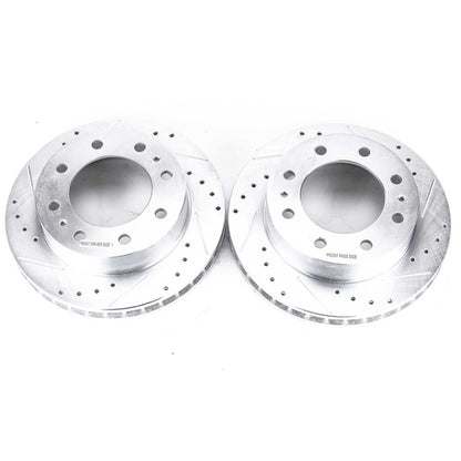 PowerStop Power Stop 00-05 Cadillac DeVille Front Evolution Drilled & Slotted Rotors - Pair
