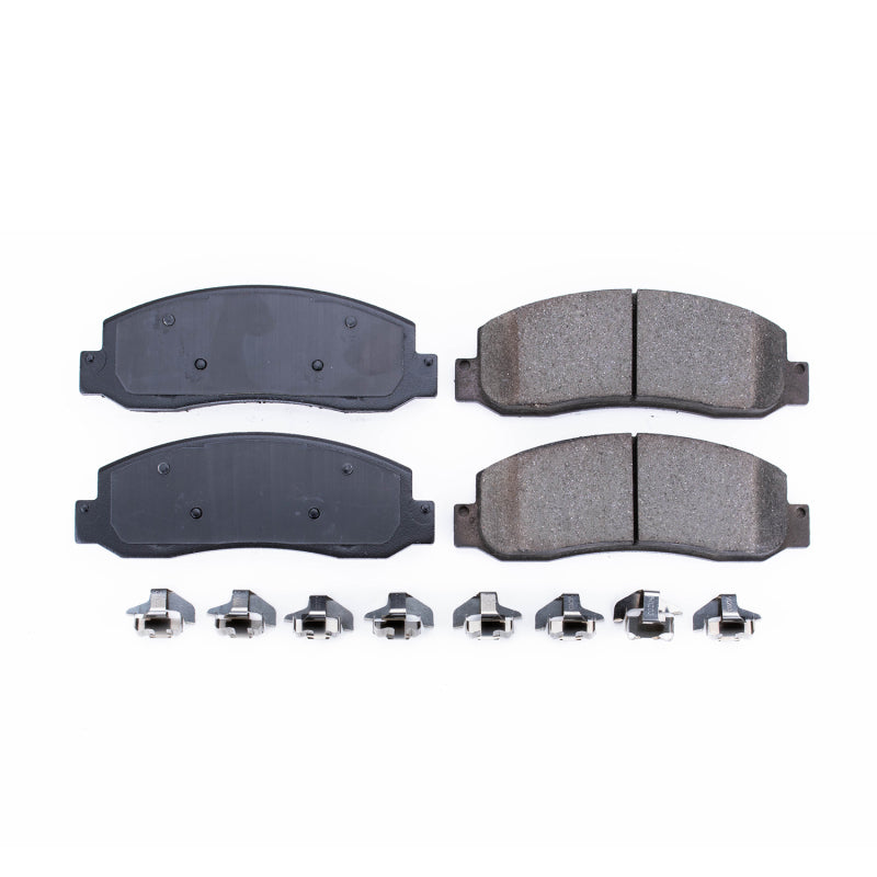 PowerStop Power Stop 05-08 Ford F-250 Super Duty Front Z17 Evolution Ceramic Brake Pads w/Hardware