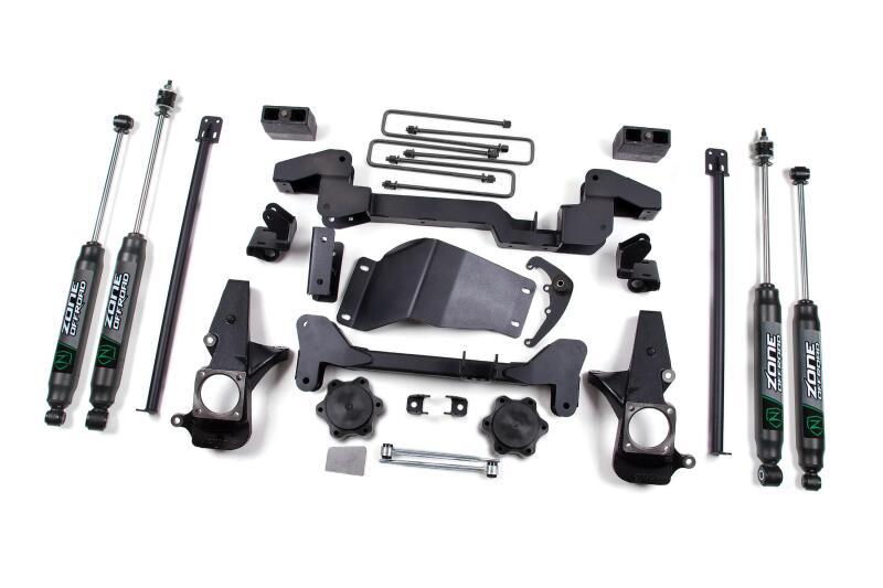 Zone Offroad 01-10 GM K2500 HD 6in Suspension System