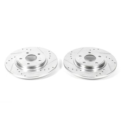 PowerStop Power Stop 12-16 Chrysler Town & Country Rear Evolution Drilled & Slotted Rotors - Pair