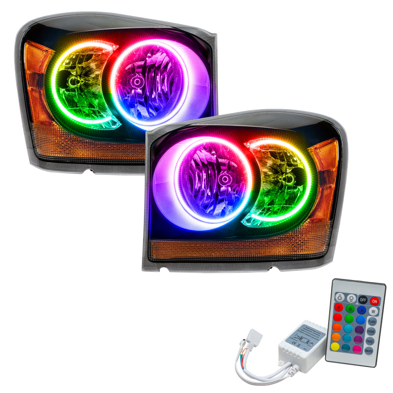 ORACLE Lighting Oracle 04-06 Dodge Durango SMD HL - Black - ColorSHIFT w/ Simple Controller