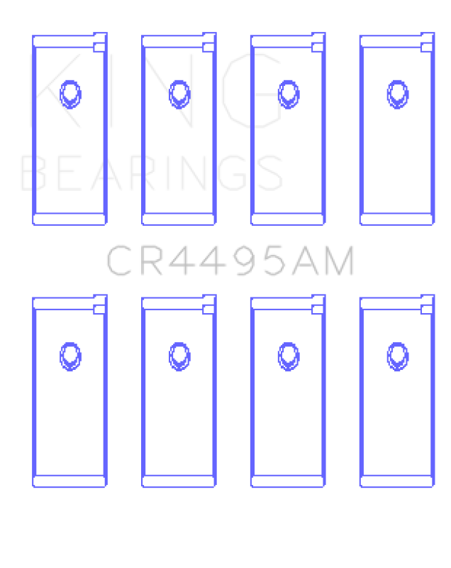 King Engine Bearings Mazda E3/E5/(Size +1.0mm) Connecting Rod Bearing Set