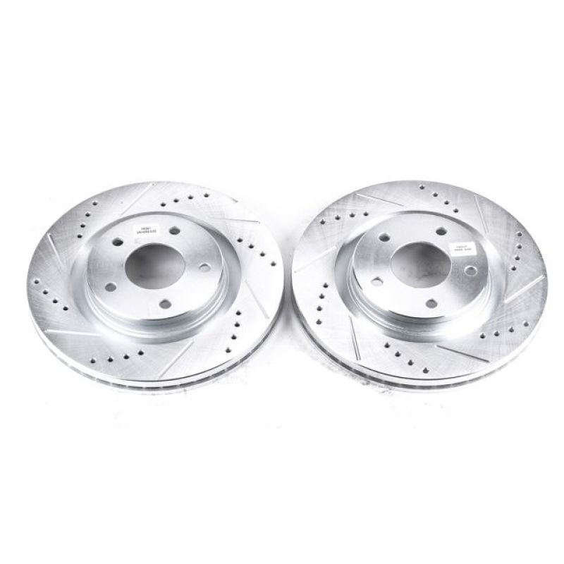 PowerStop Power Stop 11-17 Nissan Juke Front Evolution Drilled & Slotted Rotors - Pair