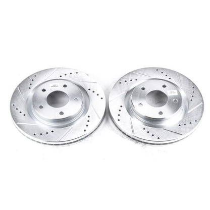 PowerStop Power Stop 11-17 Nissan Juke Front Evolution Drilled & Slotted Rotors - Pair