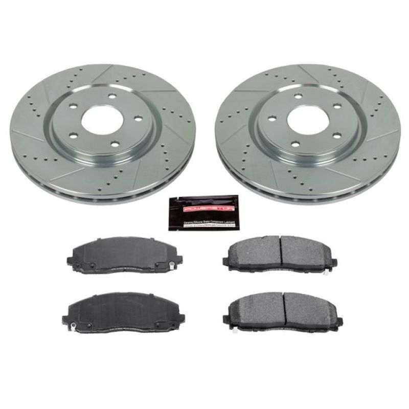 PowerStop Power Stop 17-19 Chrysler Pacifica Front Z23 Evolution Sport Brake Kit