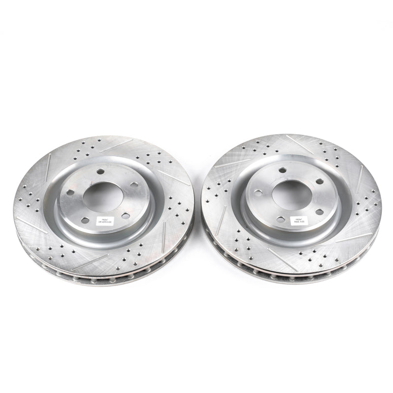 PowerStop Power Stop 05-07 Cadillac XLR Front Evolution Drilled & Slotted Rotors - Pair