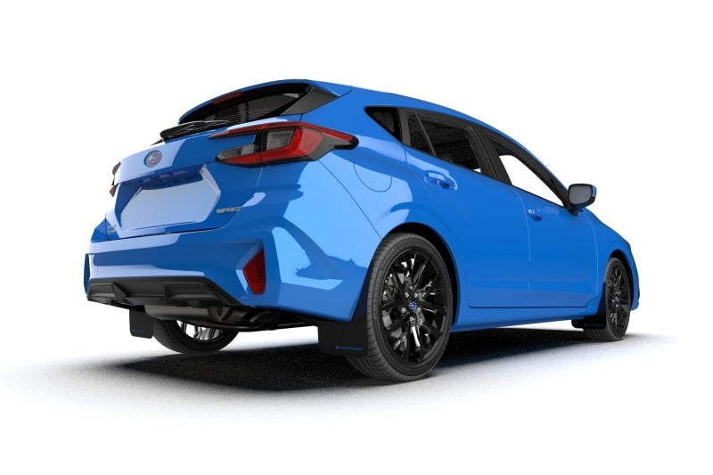 Rally Armor 24-26 Subaru Impreza Black UR Mud Flap w/ Red Logo