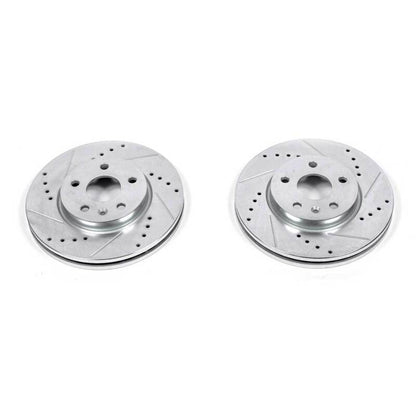 PowerStop Power Stop 17-19 Chevrolet Bolt EV Front Evolution Drilled & Slotted Rotors - Pair