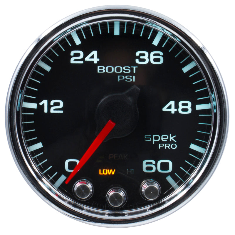 Autometer Diesel Gauge Kit A-Pillar 10-19 RAM Boost/EGT 60psi/2000 degree F Black Spek-Pro