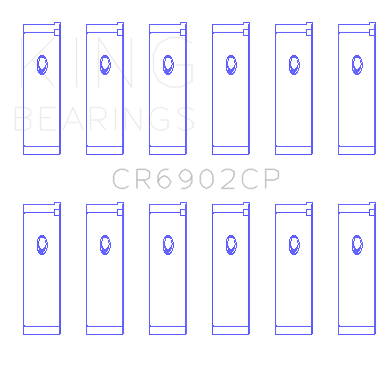 King Engine Bearings Nissan VQ35HR /VQ37VHR Connecting Rod Bearing Set