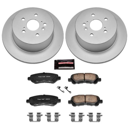 PowerStop Power Stop 08-13 Toyota Highlander Rear Z17 Evolution Geomet Coated Brake Kit