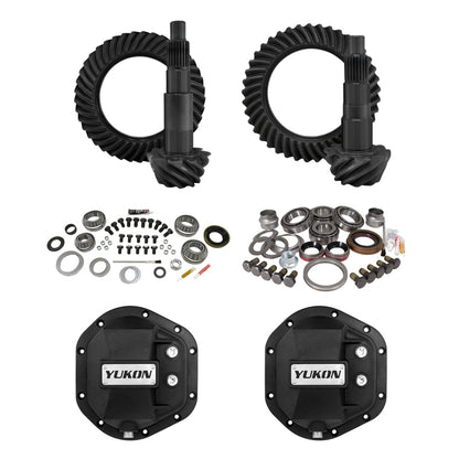 Yukon Gear & Axle Yukon Gear Stage 2 Jeep JL/JT Re-Gear Kit w/Covers Dana 44 5.38 Ratio 28 Spline