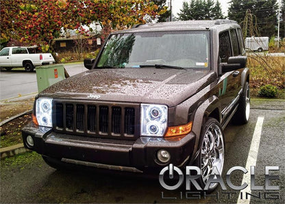 ORACLE Lighting Oracle Jeep Commander 06-10 Halo Kit - ColorSHIFT w/o Controller