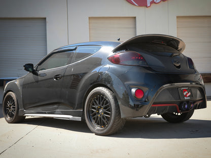 aFe Takeda 2-1/2in to 3in SS-304 Cat-Back Exhaust w/ Blue Flame Tips 13-17 Hyundai Veloster L4-1.6L