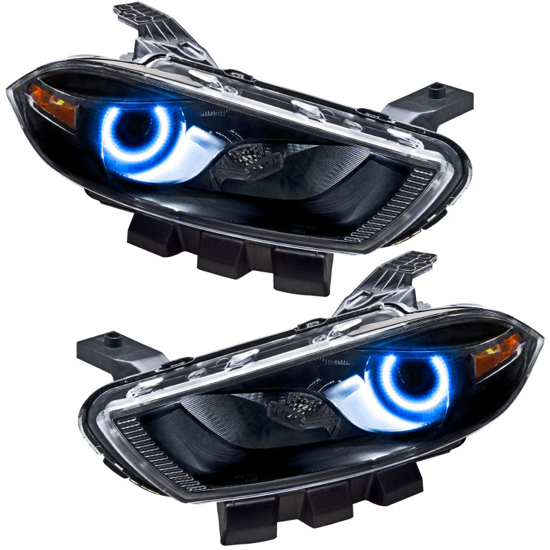 ORACLE Lighting Oracle Dodge Dart 13-16 Halo Kit - ColorSHIFT w/o Controller
